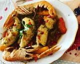 Foto del paso 8 de la receta: Filete de rape con verduras y cigala