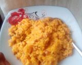 A picture of step 6 of Rice and Beans (jollof).