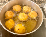 Foto del paso 7 de la receta: Buñuelos rellenos con plátano