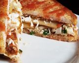 A picture of step 7 of Korean Street sandwich.