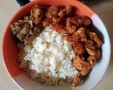Foto langkah ke 6 dari resep Nasi daun jeruk & kulit crispy.
