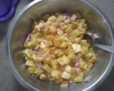 Foto del paso 4 de la receta: Mi tortilla de papas 🥔🧅🫑🧀🥚🍗🥘