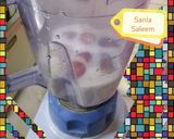 A picture of step 1 of Strawberry Shakè.