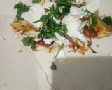A picture of step 1 of Chicken tikka cheese paratha.