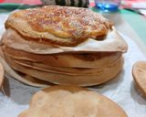 Foto del paso 6 de la receta: Milhojas de Tortitas de Trigo Rellenas de Pisto y Salchichas en Freidora de Aire