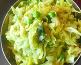 A picture of step 3 of Cabbage (kootu style) subji.