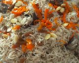 A picture of step 9 of Authentic Afghani pulao.