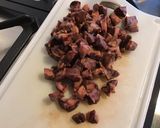 Une image de l'étape 2 de Cake au olives multicolores et chorizo noir.