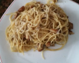 Foto del paso 7 de la receta: Espaguetis a la carbonara de parmesano y bacon