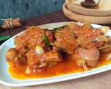 Gambar langkah 7 resipi Ayam Masak Merah.