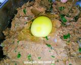A picture of step 3 of Shami kabab.