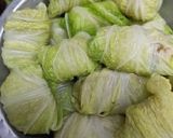 Foto langkah ke 2 dari resep Sawi Gulung (Isian Ayam).