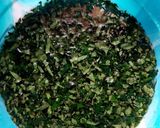 A picture of step 1 of Egusi soup.