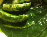 A picture of step 2 of Spinch chutney paneer fingers.
