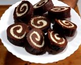 ચોકો સ્વિસ રોલ(choco swiss roll recipe in gujarati) રેસીપી સ્ટેપ4ફોટો
