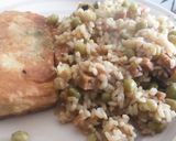 Foto del paso 6 de la receta: Escalopes veganos de tofu con arroz con panceta (v) y arvejas