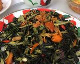 Foto langkah ke 8 dari resep Tumis Daun Pepaya Jepang.