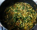 A picture of step 6 of Palak paneer bhurji.
