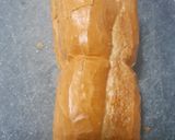A picture of step 1 of Pain Frite French Bread Fries.