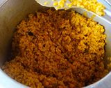 A picture of step 4 of Masala khichdi (Khichdi made with rice, lentils and Spices).