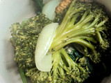Crema de espinacas y brócoli