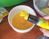 A picture of step 3 of Korean Cheese Ramen with Steamed Egg (Microwave) - Soft Egg, Delicious Soup.
