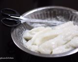 Foto langkah ke 4 dari resep Mochi Kacang empuk hanya 3 minute microwave.