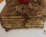 Foto del paso 4 de la receta: Tarta de chocolate y café con galletas