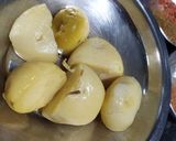 A picture of step 1 of Arrowroot potato bites.