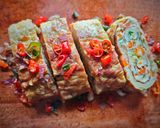 Foto langkah ke 7 dari resep Telur Dadar Gulung (Tamagoyaki) Wajan Bundar.