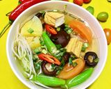 Hình bước làm 3 của món Canh Chua Chay