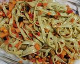 Foto del paso 5 de la receta: Carne al horno con verduras y pasta: tres platos en una receta