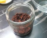 A picture of step 1 of Chocolate Cake in a jar.