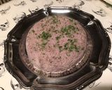Une image de l'étape 4 de Dôme de riz rose au bouillon de chou rouge et cardamome.