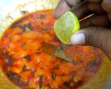 A picture of step 8 of Katla fish biryani in electric rice cooker.
