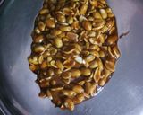 A picture of step 3 of Jaggery Peanut Chunks.