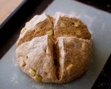 A picture of step 6 of No Yeast Whole Wheat Bread with Cheese.