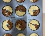 Eggless Mini Marble Cake tanpa menggunakan mixer