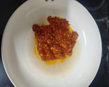 Foto del paso 2 de la receta: Setas con picadillo, salsa Cabrales y patatas