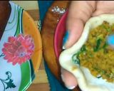 A picture of step 6 of Soya chunks parantha Soyabin ke parathe.