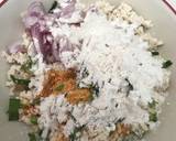 ลาบเต้าหู้ทอด วิธีทำสูตร 2 รูป