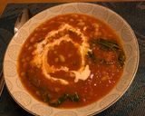 Une image de l'étape 3 de Bouillon épicé tomate et haricots blancs.