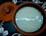 A picture of step 1 of Panta Bhat.