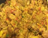 Foto del paso 4 de la receta: Arroz con salchichas y cúrcuma