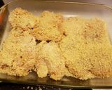 A picture of step 7 of Parmesan Panko chicken breast.