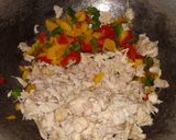 A picture of step 1 of Alu Paneer ball.