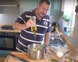 A picture of step 3 of Pissaladier.