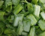 A picture of step 1 of Green Onion Chutney in Desi Style.