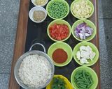 A picture of step 2 of Veg Biryani.