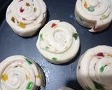 A picture of step 2 of Tutti frutti bread rolls.